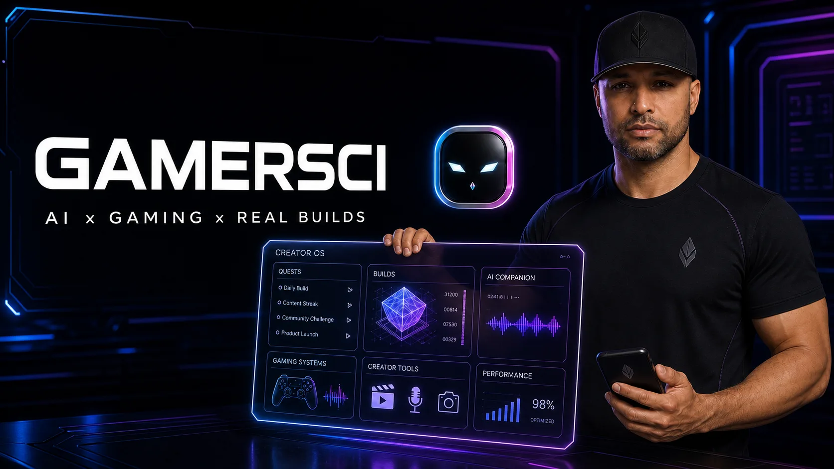 GamerSci AIOS — AI, gaming and real builds